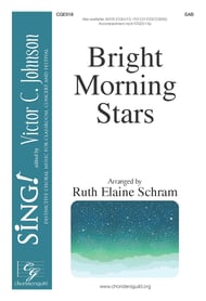 Bright Morning Stars SAB choral sheet music cover Thumbnail